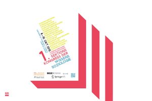 Das Plakat zum 1. Sektionskongress der Wissenssoziologie in Landau. Design: RORE DESIGN