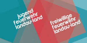 Schriftzug der Freiwilligen Feuerwehr Landau-Land und der Jugendfeuerwehr Landau-Land. Design: RORE DESIGN