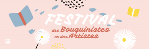 Vorstellung der Grafik des Programmflyers & des Poster des Festival des Bouquinistes et Artistes 2019 in Landau. Design: RORE DESIGN - Grafikdesign aus Landau